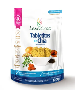 Tabletitos de Chia Leve Croc 120g