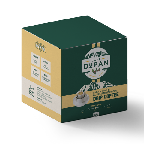 CAFÉ DUPAN DRIP COFFEE TORRA MÉDIA (Caixa) - 100g