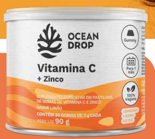 Vitamina C + Zinco 30 gomas
