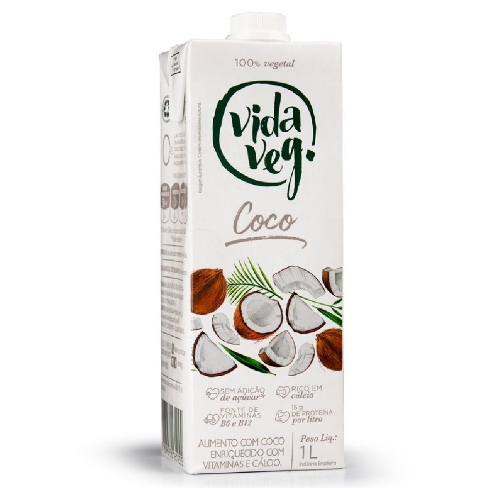 Bebida Vegetal de Coco Vida Veg 1L