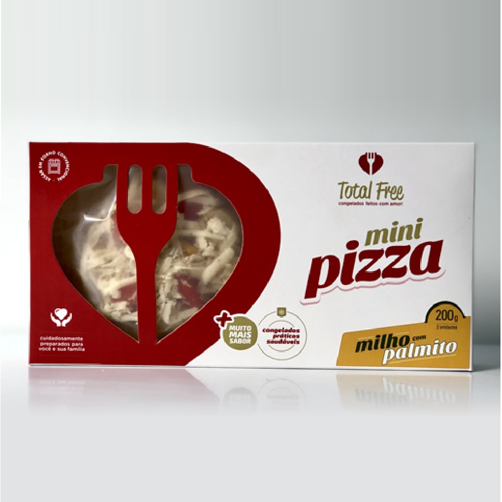 Pizza milho com palmito Total Free