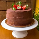 Torta Mousse de Chocolate (sem açúcar) (8 fatias)